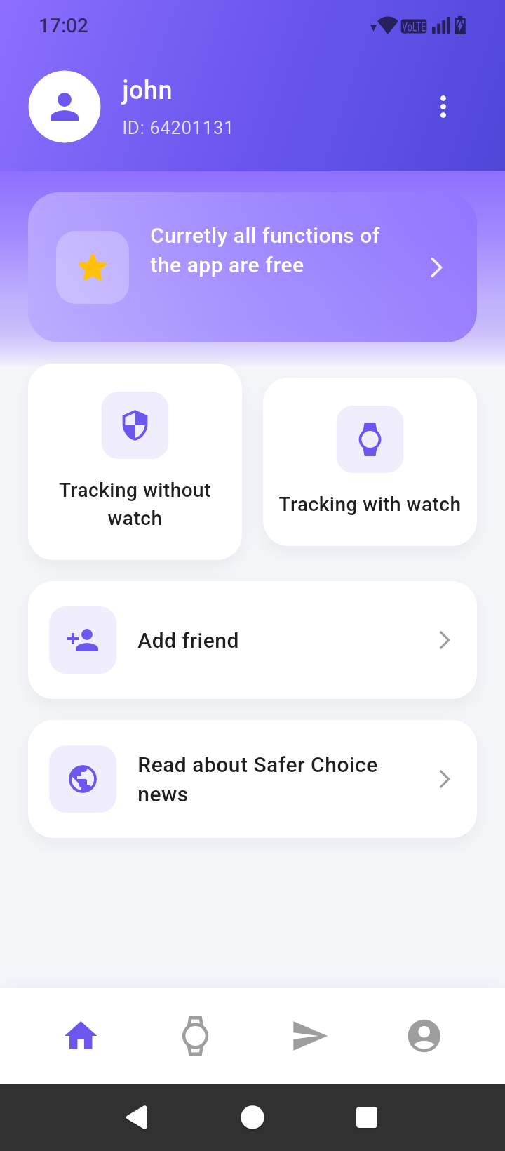 Safer Choice mobile application